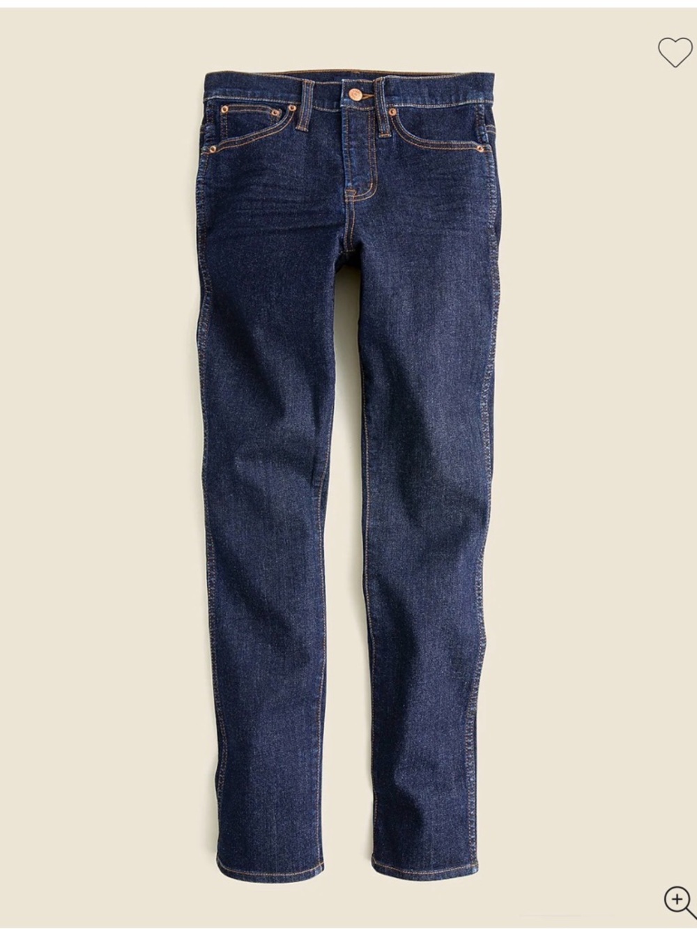 J. Crew Vintage Slim Straight Jean size 28 PETITE. Cropped & skinny